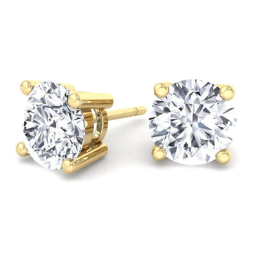 14k 0.10ct Diamond Stud Earrings