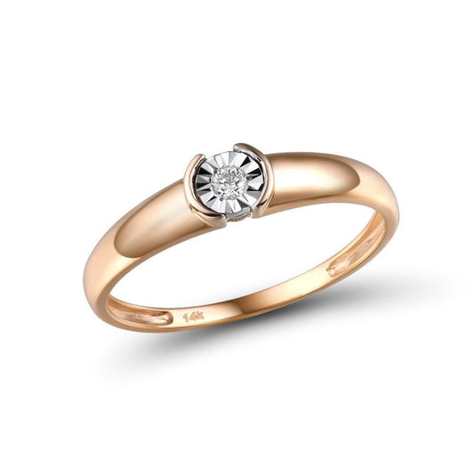 Two-Tone Diamond Ring